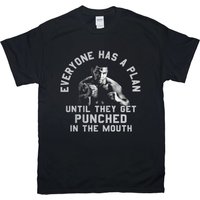 Everyone Has A Plan Until They Get Punched In The Mouth Funny Mike Tyson T-shirts — T-shirts pour hommes