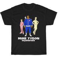 Mike Tyson Mysteries Logo Men's Navy Black T-shirt