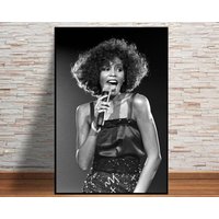 Whitney Houston Music Poster Wall Art Poster