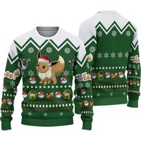 Eevee Ugly Christmas Ugly Sweater