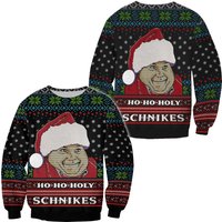 Tommy Boy Holy Schnik Ugly Knitted Christmas 3d Sweater