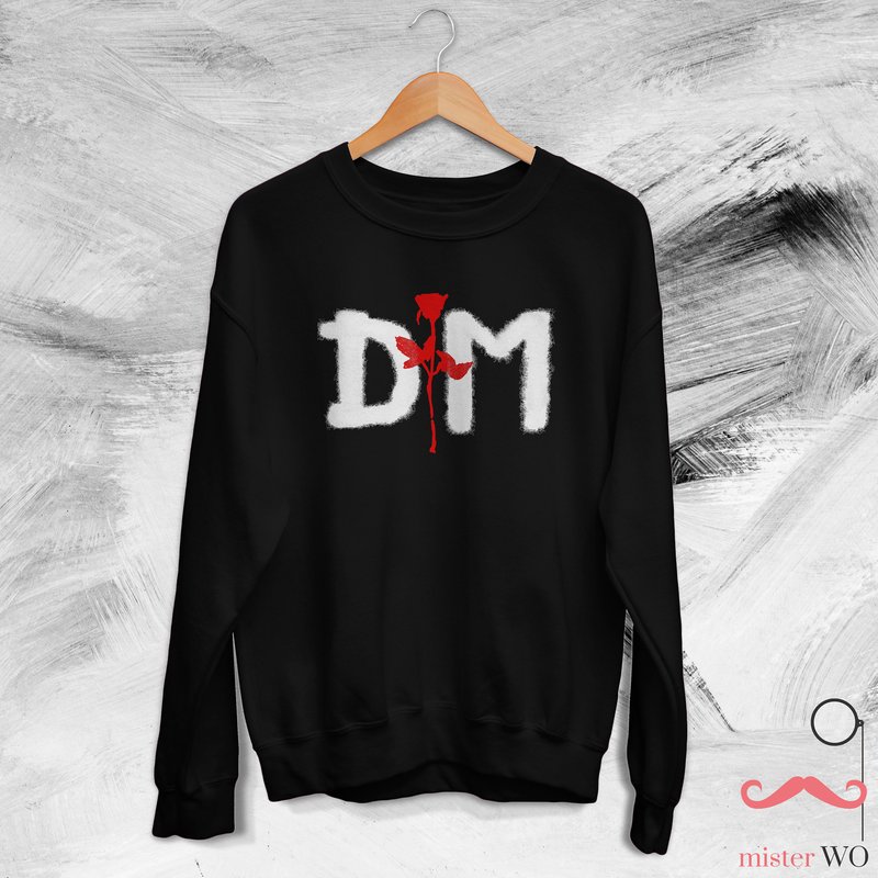 Depeche Mode Rose Logo Sweatshirt - Depeche Mode — Sweats à capuche pour hommes