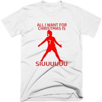 Childrens Range - All I Want For Christmas Is Siuuuuuu - T-shirt