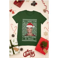 Funny Cristiano Ronaldo Christmas T Shirt — T-shirts pour hommes