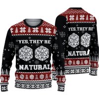 Dd Yes, They're Natural Ugly Christmas 3d Ugly Sweater