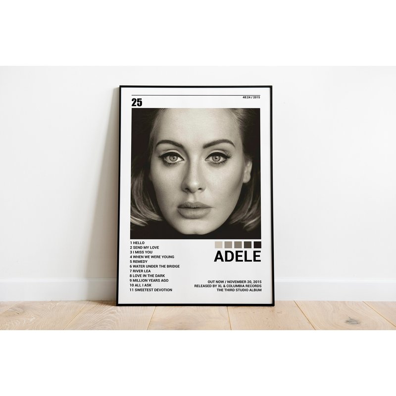 Adele Posters, 25 Poster, Adele 25, Album Cover Poster — Posters & Prints