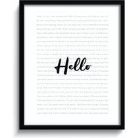 Hello - Adele Wall Art Poster — Posters & Prints