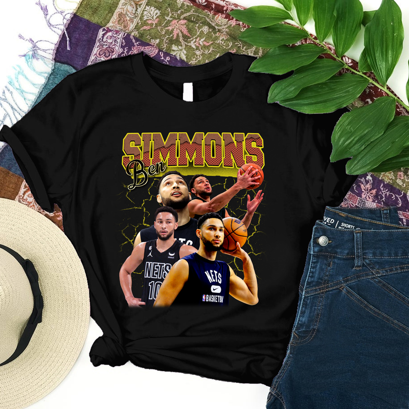Ben Simmons Vintage Shirt, Vintage 90s 80s Bootleg Tshirt