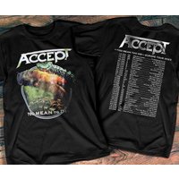 Accept Band Too Mean Too Die Tour 2023 T-shirt, Accept Band Tour 2023 T-shirt — T-shirts pour hommes