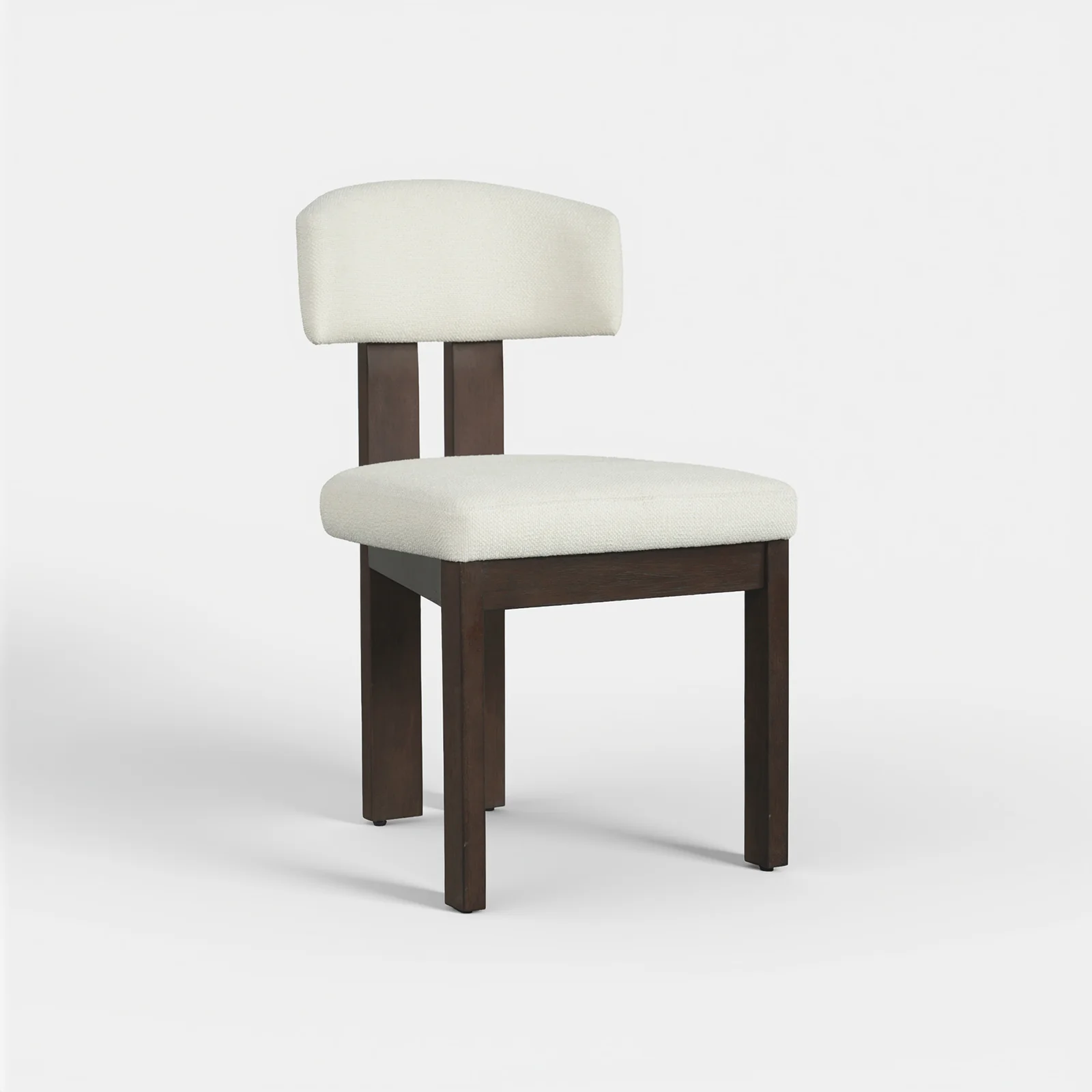 Colamy Halo Modern Upholstered Wood Dining Chair - Beige / 2 Pieces — Chaises de salle à manger