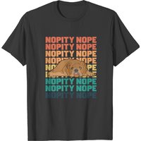 Nopity Nope Bulldog Design T-shirt — T-shirts pour hommes