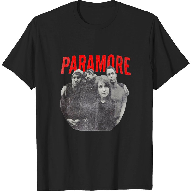 Grey Short Sleeves Regular Fit Paramore T-shirt — T-shirts pour hommes