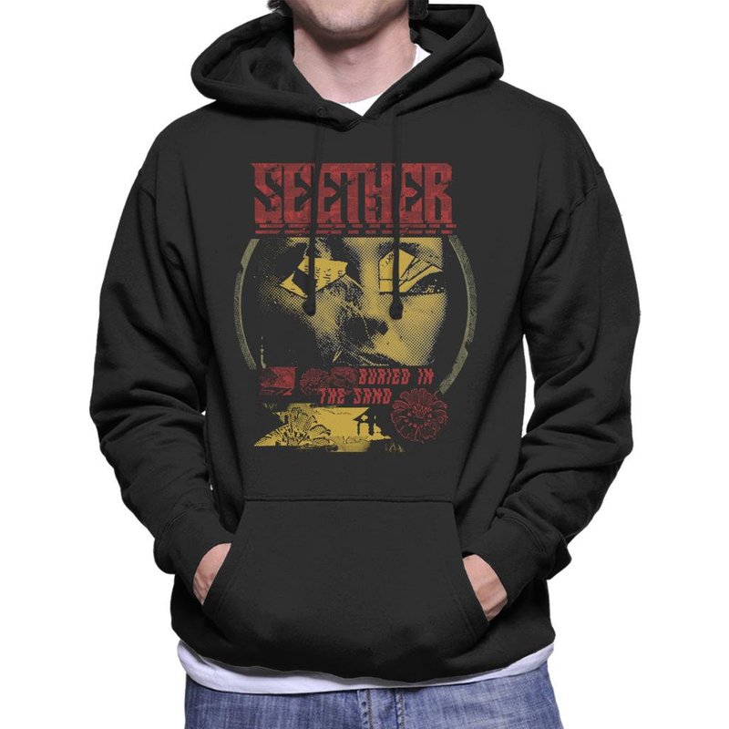 Seether Buried In The Sand Men's Hooded Sweatshirt — Sweats à capuche pour hommes