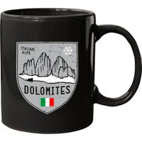 Dolomites Italy Emblem Mugs