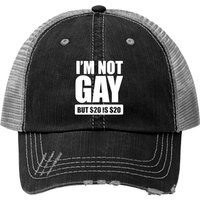 I'm Not Gay But $20 Is $20| Funny Adult Humor Trucker Hats — Casquette de baseball