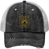 Martin Dual Guitars Vintage Birthday Print Trucker Hats