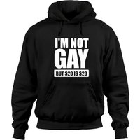 I'm Not Gay But $20 Is $20| Funny Adult Humor Hoodies