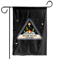 Vintage Outer Wilds Ventures Patch Garden Flags — Decorative Flags