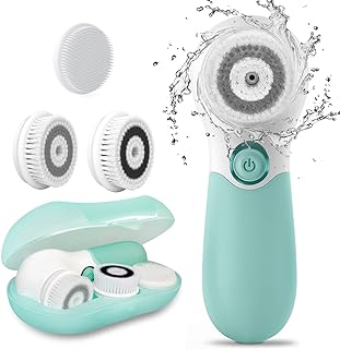 Brosse nettoyante faciale électrique 3 têtes 2 vitesses — Brosse nettoyante électrique pour le visage