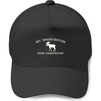 Mt. Washington New Hampshire Moose Pullover Baseball Caps