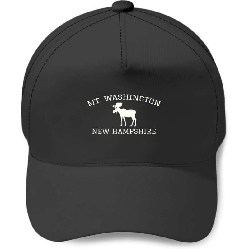 Mt. Washington New Hampshire Moose Pullover Baseball Caps — Casquette de baseball