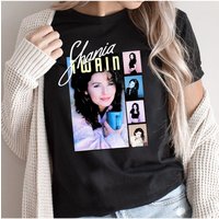 Vintage 90s Sha.nia Twain Shirt, Shania Twain Tee Shirt, Let's Go Girls Vintage Graphic Tee — T-shirts pour hommes
