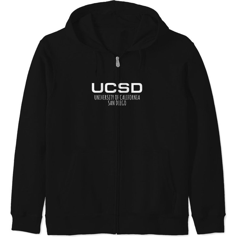 Ucsd - University Of California San Diego (white) - Ucsd - Zip Hoodies — Sweats à capuche pour hommes