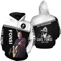 Luis Fonsi 3d Hoodie — Sweats à capuche pour hommes