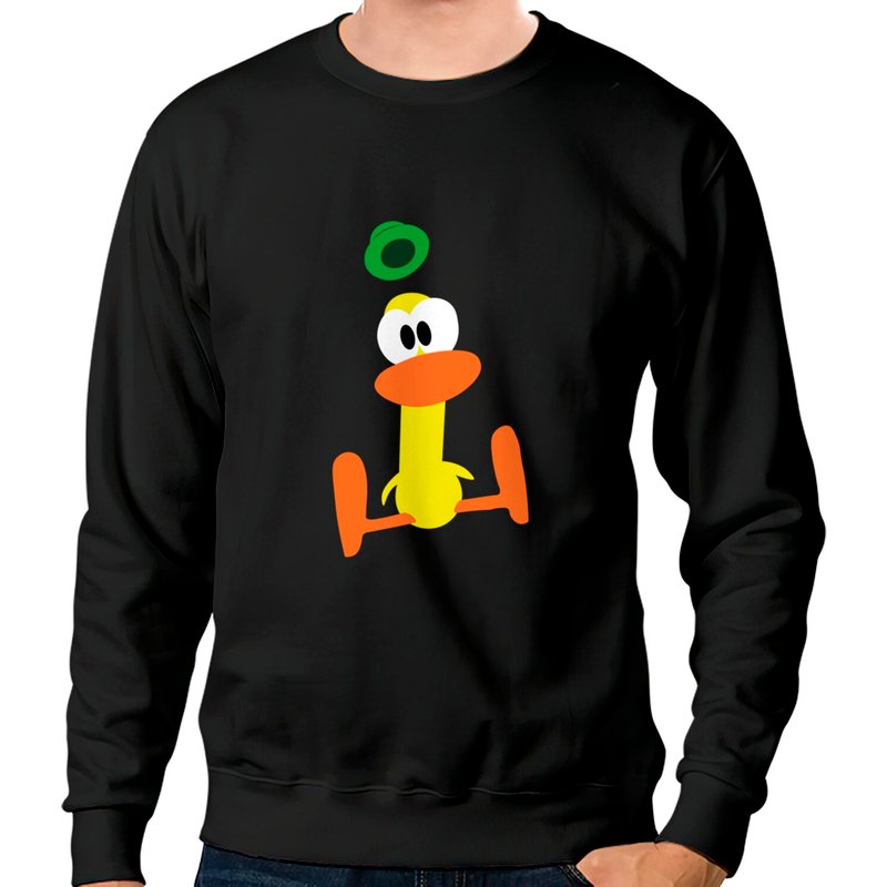 Pocoyo Pato Bird Cartoon - Pocoyo - Sweatshirts