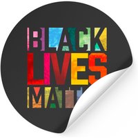 Black Lives Matter Blm Movement End Racism Stickers — Autocollants et stickers