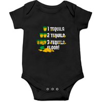 One Tequila Two Tequila Three Tequila Floor Onesie - Fun Humor