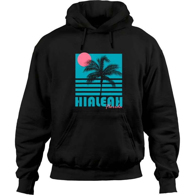 Hialeah Florida Vintage Souvenirs Hoodies — Mens Hoodies
