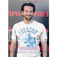 Bradley Cooper Allen Iverson Philadelphia Shirt — T-shirts pour hommes