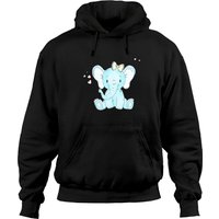 Baby Elephant - Blue - Baby - Hoodies
