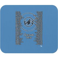 Colorado Fourteener Mouse Pads - 14er Mountain Peaks