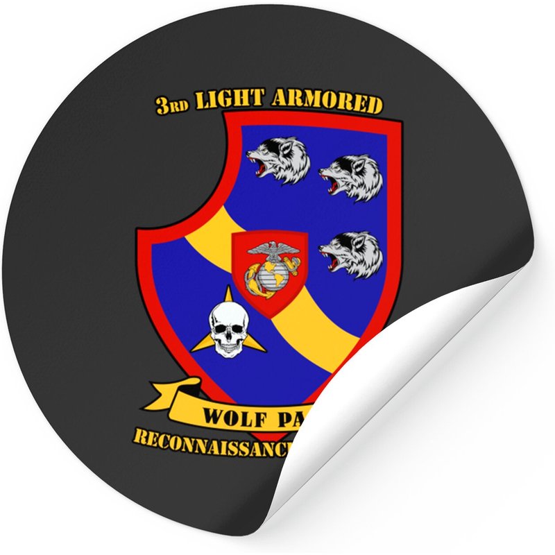3rd Light Armored Reconnaissance Battalion - 3rd Light Armored Reconnaissance Batt - Stickers