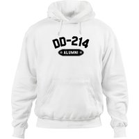 Dd-214 Alumni In Black Us Military Veteran Retired Hoodies