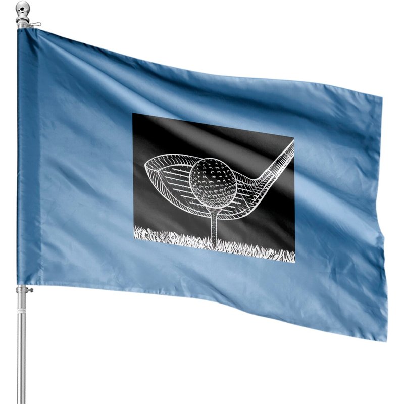 The Art Of Golf.2 - Golf - House Flags — Decorative Flags