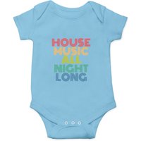 House Music All Night Long Onesies