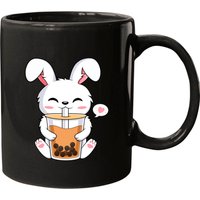 Kawaii Anime Bunny Drinking Boba Bubble Tea Rabbit Lover Pullover Mugs — Mugs & Tumblers