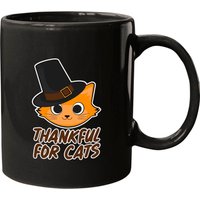 Thankful For Cats For Cat Friends - Thanksgiving Mugs — Tasses et gobelets