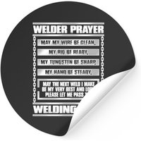 Funny Welder Prayer - Welder - Stickers — Autocollants et stickers