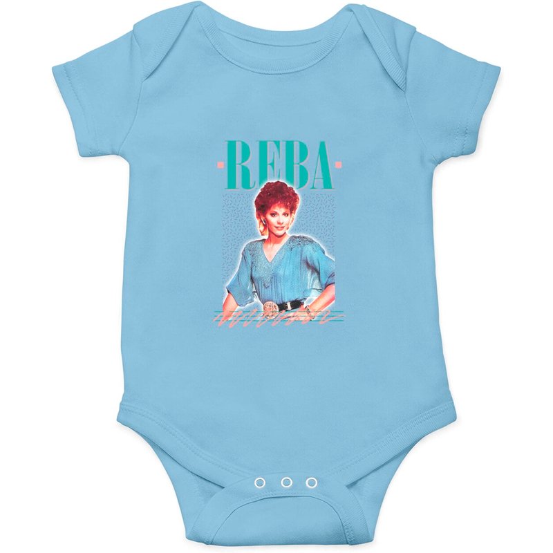 Reba // Vintage Faded 80s Style Fan Design - Reba - Onesies — Bodys bébé