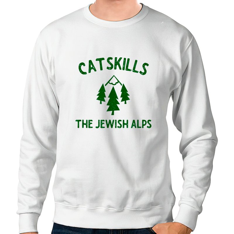 The Catskills New York The Jewish Alps Summer Camping Sweatshirts — Sweats à capuche pour hommes