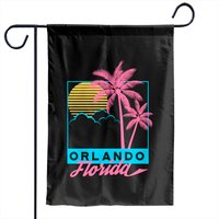 Florida Palm Tree Garden Flags For Orlando Beach