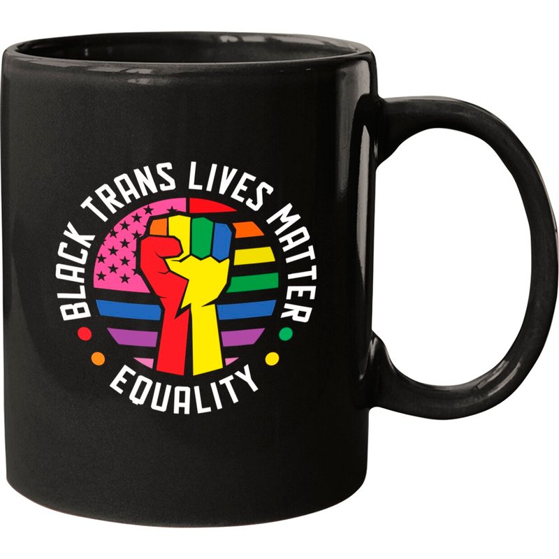 Black Trans Lives Matter Mugs — Tasses et gobelets