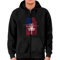 Disc Golf - Disc Golf - Zip Hoodies — Sweats à capuche pour hommes