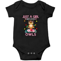 Just A Girl Who Loves Owls Onesies