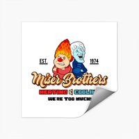 Miser Brothers Heating & Cooling - Heat Miser - Stickers — Autocollants et stickers