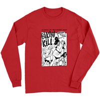 Bikini Kill Shirt, The Ground Miami Tour 27th 2022 Bikini Kill Long Sleeves Art Poster Bootleg Tees — T-shirts pour hommes